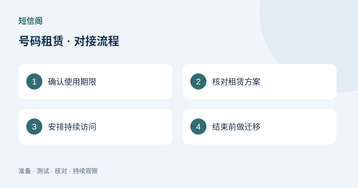 选择和核对流程